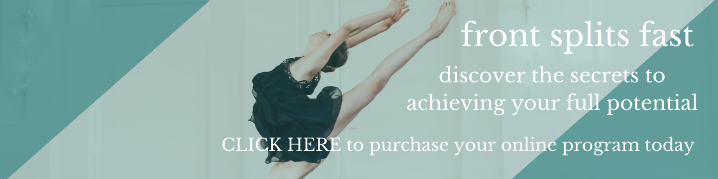 Front Splits Fast - Online Program - Product Banner - Lisa Howell - The Ballet Blog