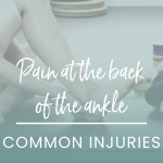 pain at the back of the ankle